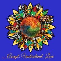 Accept Understand And Love Autism Awareness Sunflower Mousepad thumb 1