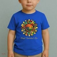 Accept Understand And Love Autism Awareness Sunflower Toddler T-Shirt thumb 2