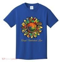 Accept Understand And Love Autism Awareness Sunflower Kids T-Shirt thumb 0