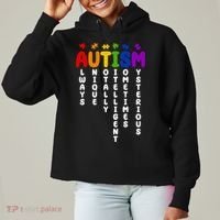Always Unique Autism Definition Quote Ladies Heavyweight Boxy Pullover Hoodie thumb 0