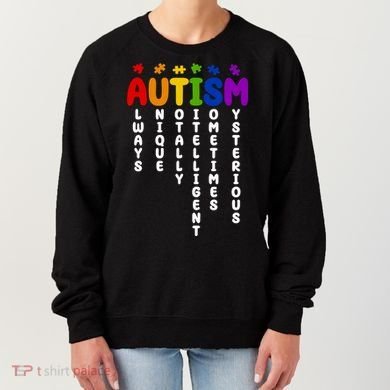 Always Unique Autism Definition Quote Women's Sweatshirt