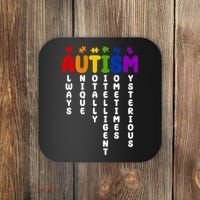 Always Unique Autism Definition Quote Coaster thumb 0