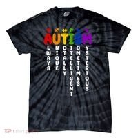 Always Unique Autism Definition Quote Tie-Dye T-Shirt thumb 0