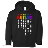 Always Unique Autism Definition Quote Toddler Hoodie thumb 0
