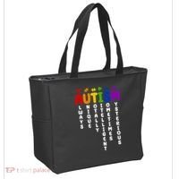 Always Unique Autism Definition Quote Tote Bag thumb 2