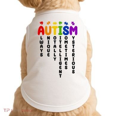 Always Unique Autism Definition Quote Doggie Tank