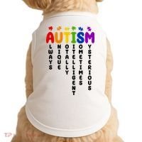 Always Unique Autism Definition Quote Doggie Tank thumb 0