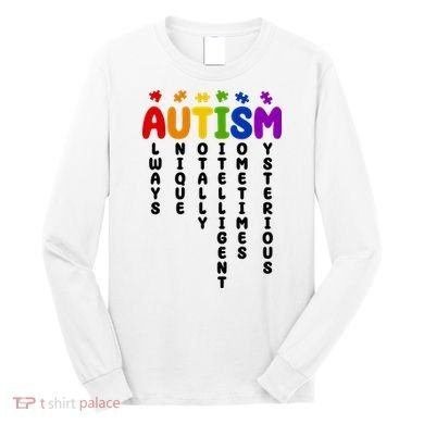 Always Unique Autism Definition Quote Long Sleeve Shirt