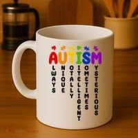 Always Unique Autism Definition Quote Coffee Mug thumb 4