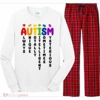 Always Unique Autism Definition Quote Long Sleeve Pajama Set thumb 0