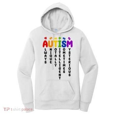 Always Unique Autism Definition Quote Women's Hoodie