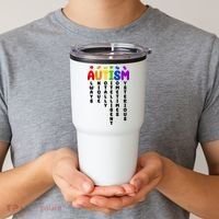 Always Unique Autism Definition Quote Tumbler thumb 2