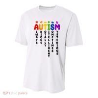 Always Unique Autism Definition Quote Youth Performance Sprint T-Shirt thumb 0