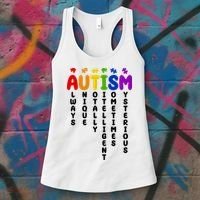 Always Unique Autism Definition Quote Women's Tank Top thumb 3