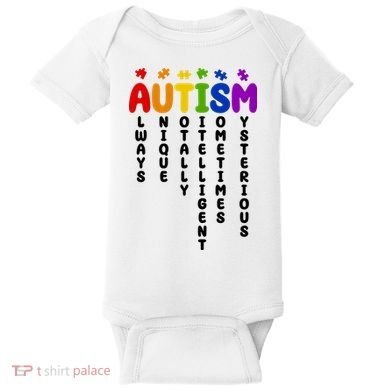 Always Unique Autism Definition Quote Baby Bodysuit