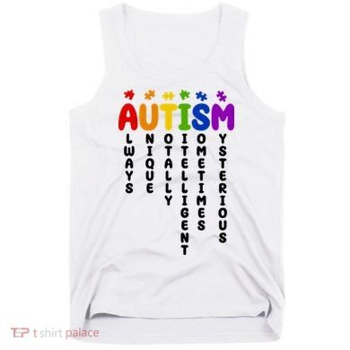 Always Unique Autism Definition Quote Tank Top