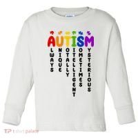Always Unique Autism Definition Quote Toddler Long Sleeve Shirt thumb 0