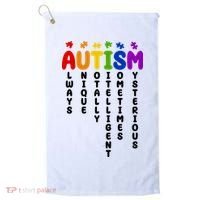Always Unique Autism Definition Quote Golf Towel thumb 0