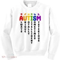 Always Unique Autism Definition Quote Kids Sweatshirt thumb 0