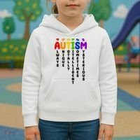 Always Unique Autism Definition Quote Kids Hoodie thumb 3