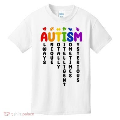 Always Unique Autism Definition Quote Kids T-Shirt