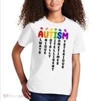 Always Unique Autism Definition Quote Kids T-Shirt thumb 2