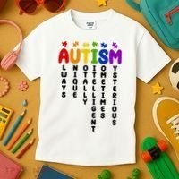 Always Unique Autism Definition Quote Kids T-Shirt thumb 3