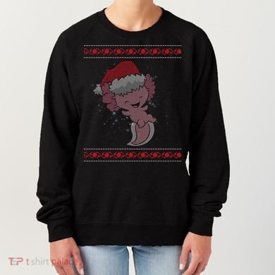 Axolotl Ugly Christmas Sweater Design Women's Sweatshirt