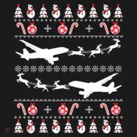 Airplanes Ugly Christmas Cute Gift Xmas Costume Doggie Tank thumb 4