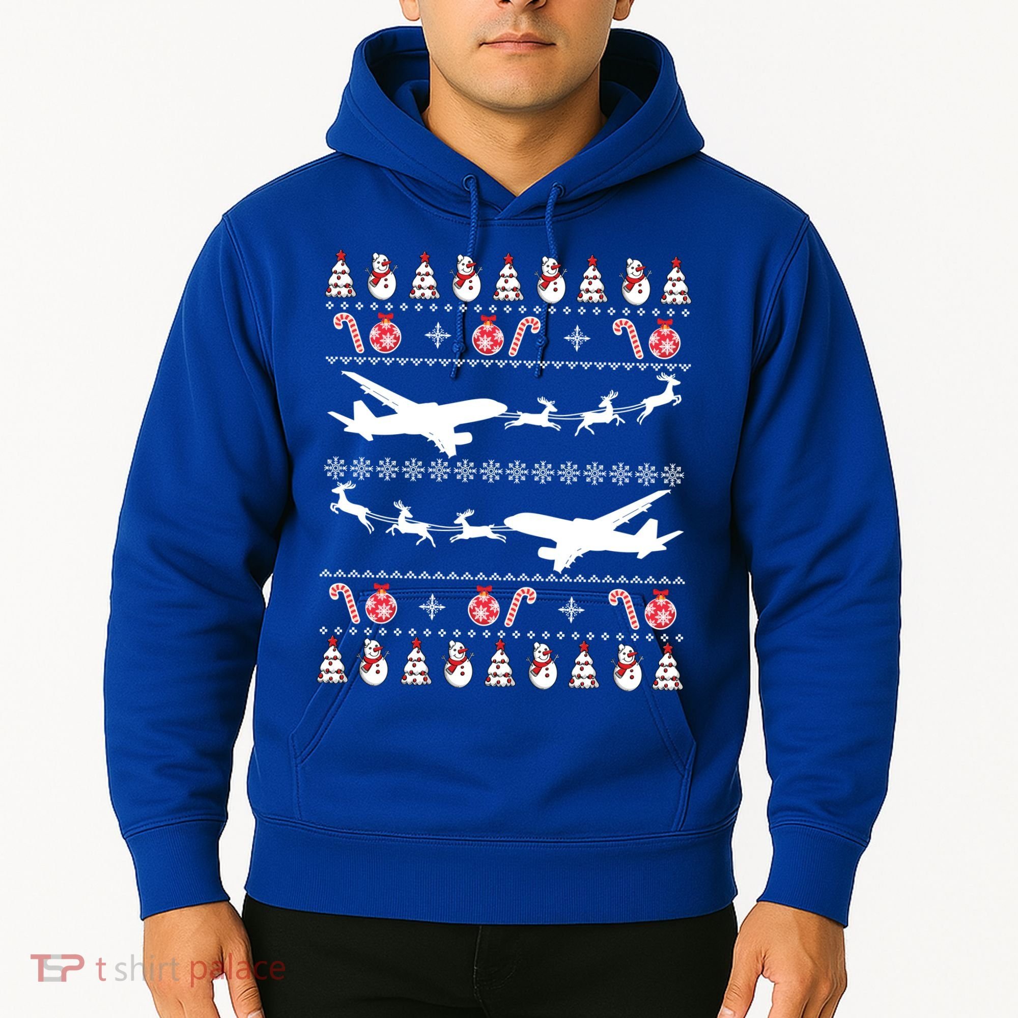 Airplanes Ugly Christmas Cute Gift Xmas Costume Hoodie