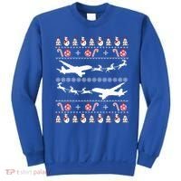 Airplanes Ugly Christmas Cute Gift Xmas Costume Sweatshirt thumb 0