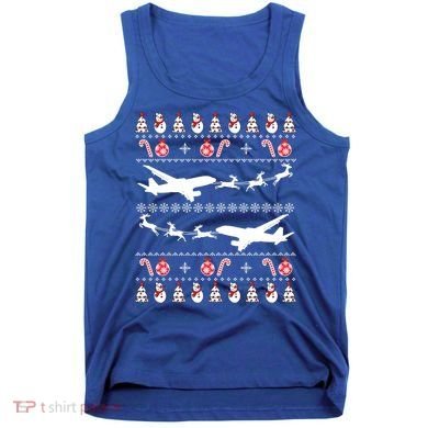 Airplanes Ugly Christmas Cute Gift Xmas Costume Tank Top