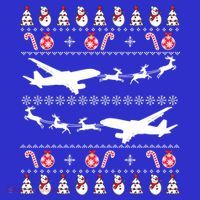 Airplanes Ugly Christmas Cute Gift Xmas Costume Women's T-Shirt thumb 6