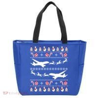 Airplanes Ugly Christmas Cute Gift Xmas Costume Tote Bag thumb 0