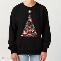 Audio Music Fan Christmas Tree Women's Sweatshirt thumb 0