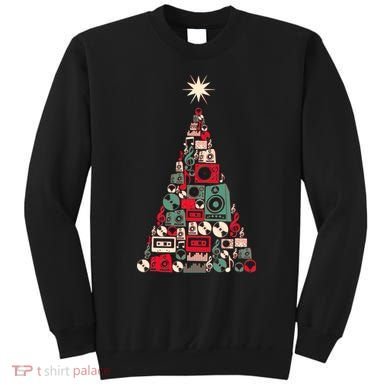Audio Music Fan Christmas Tree Sweatshirt
