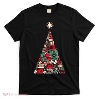 Audio Music Fan Christmas Tree T-Shirt thumb 0