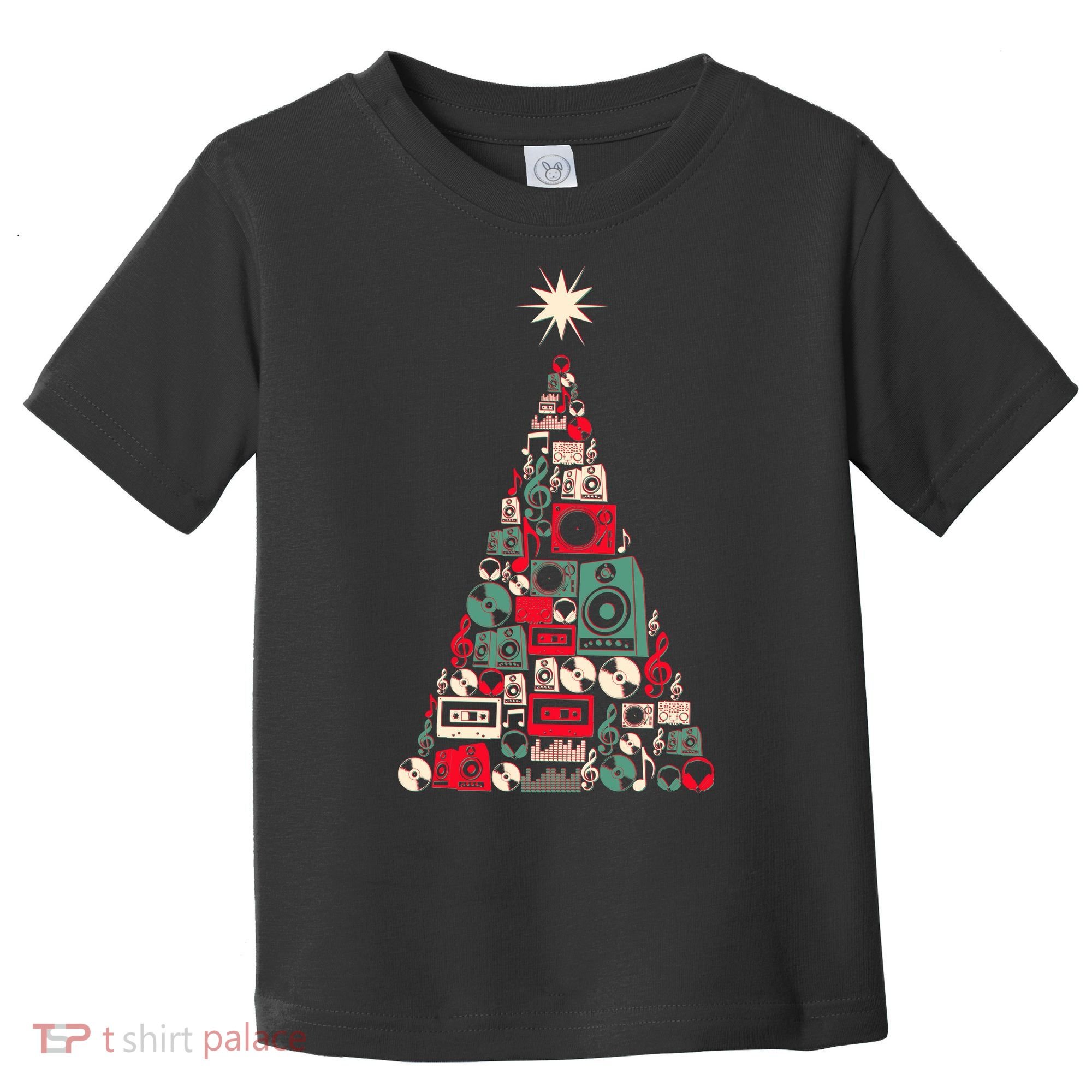 Audio Music Fan Christmas Tree Toddler T-Shirt