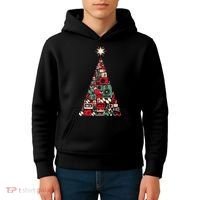 Audio Music Fan Christmas Tree Kids Hoodie thumb 4