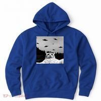 Alien UFO Funny Cat Selfie Hoodie thumb 0