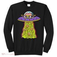 Alien UFO Funky Mushrooms Sci-Fi Fans Sweatshirt thumb 0