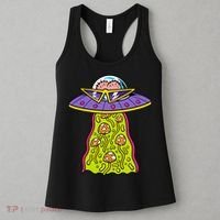 Alien UFO Funky Mushrooms Sci-Fi Fans Women's Tank Top thumb 3