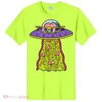 Alien UFO Funky Mushrooms Sci-Fi Fans T-Shirt thumb 0