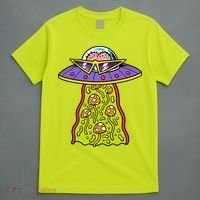 Alien UFO Funky Mushrooms Sci-Fi Fans T-Shirt thumb 4