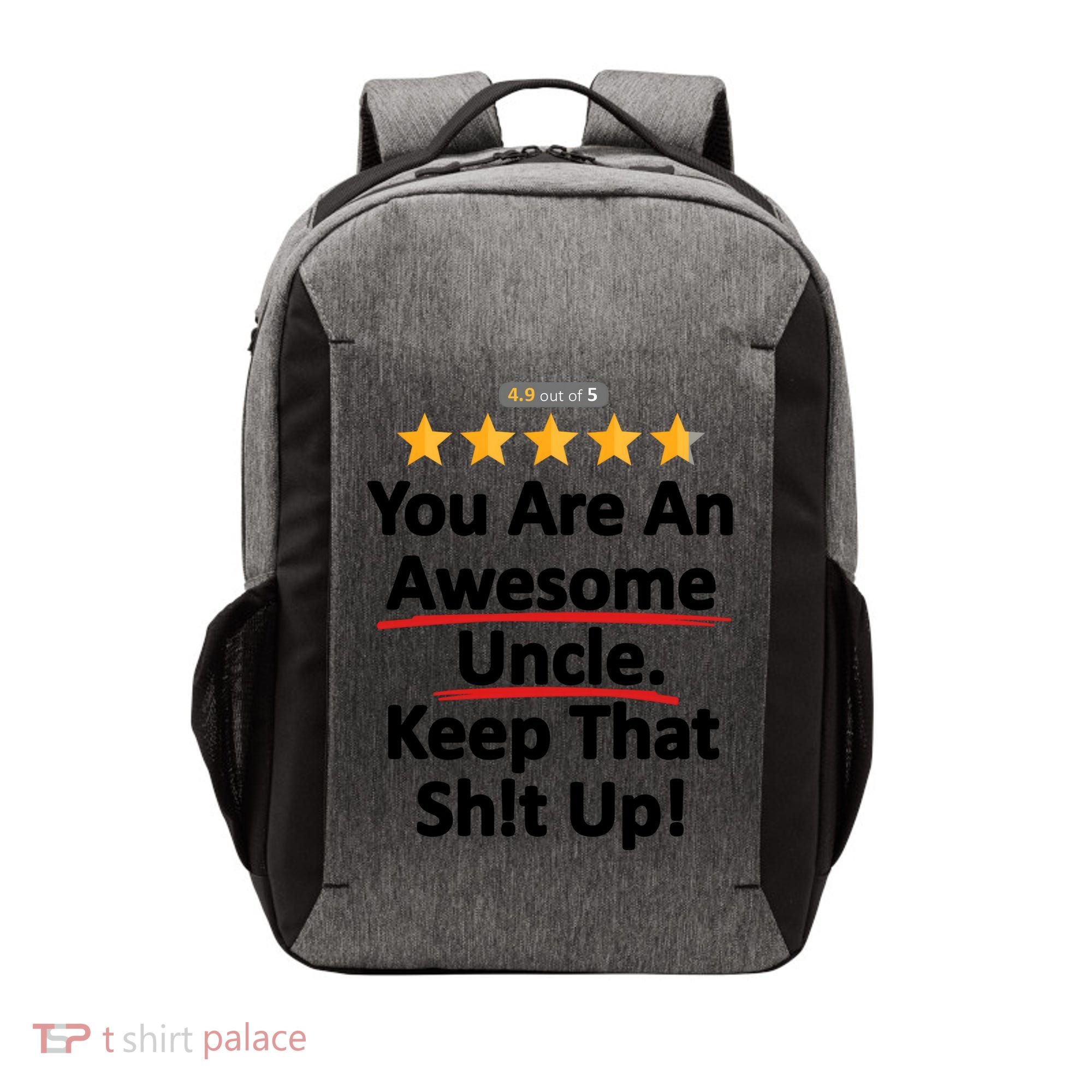 Awesome Uncle Funny Gift For Uncles Vector Backpack