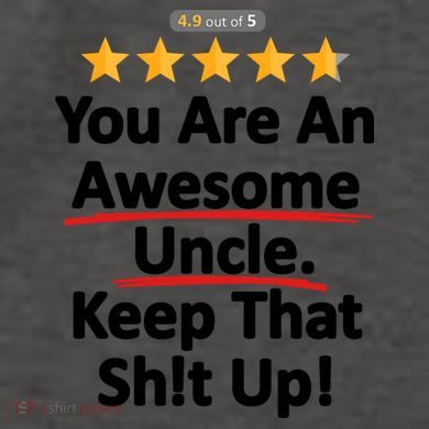 Awesome Uncle Funny Gift For Uncles Vector Backpack