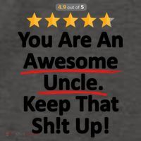 Awesome Uncle Funny Gift For Uncles Vector Backpack thumb 2