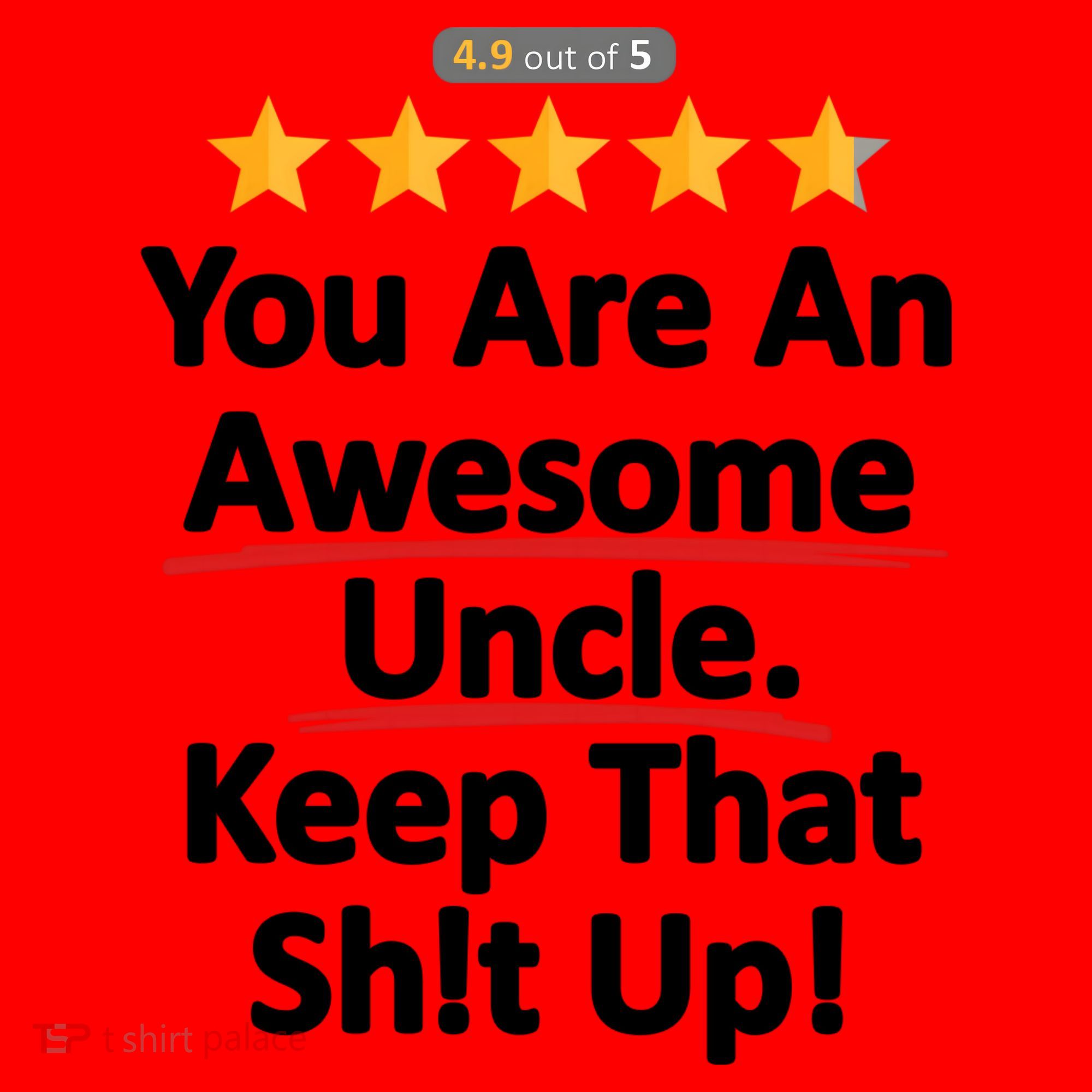 Awesome Uncle Funny Gift For Uncles Santa Hat