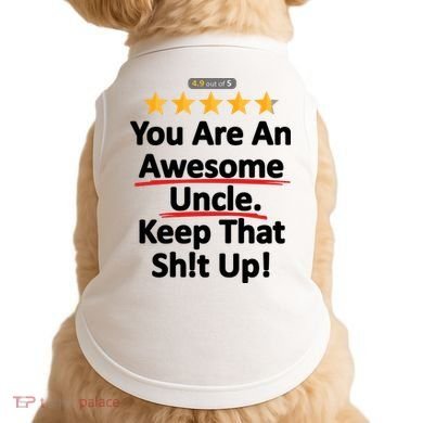 Awesome Uncle Funny Gift For Uncles Doggie Tank
