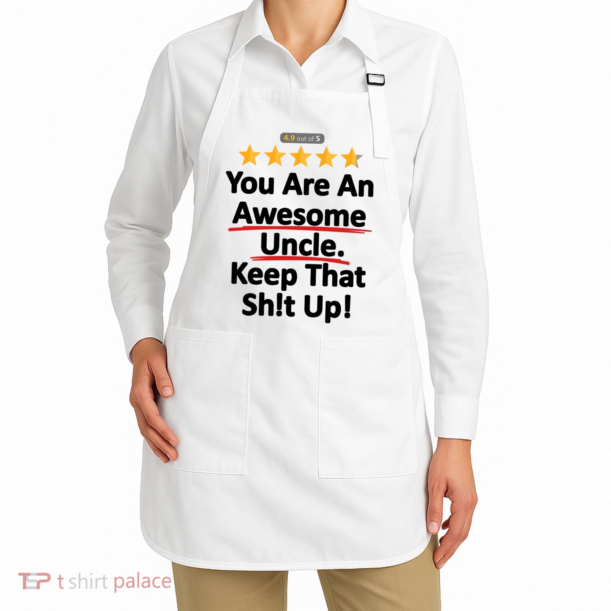 Awesome Uncle Funny Gift For Uncles Apron